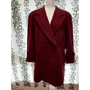 Vintage Burberrys Women's 100% Prue Wool Double Breast Chesterfield/Trench Coat